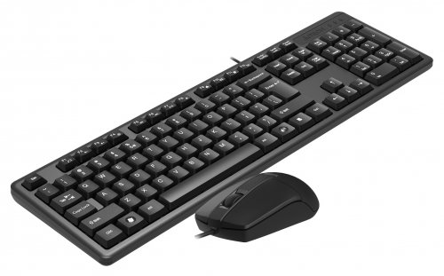 Клавиатура + мышь A4Tech KK-3330S клав:черный мышь:черный USB фото 4