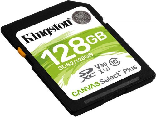 Флеш карта SDXC 128Gb Class10 Kingston SDS2/128GB Canvas Select Plus w/o adapter фото 3