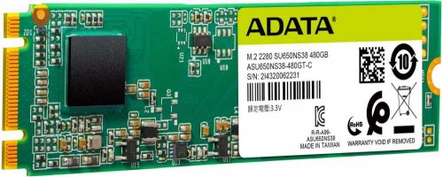 Накопитель SSD A-Data SATA III 480Gb ASU650NS38-480GT-C Ultimate SU650 M.2 2280 фото 3