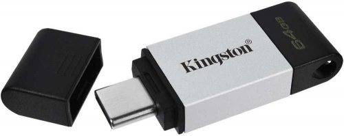 Флеш Диск Kingston 64Gb DataTraveler 80 DT80/64GB USB3.0 черный фото 4