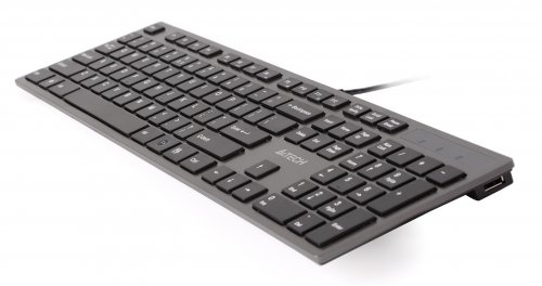 Клавиатура A4Tech KV-300H серый/черный USB slim фото 4