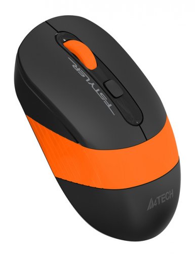 Мышь A4Tech Fstyler FG10 черный/оранжевый оптическая (2000dpi) беспроводная USB (4but) фото 5
