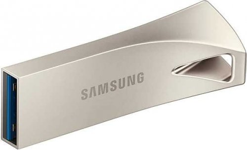 Флеш Диск Samsung 64Gb Bar Plus MUF-64BE3/APC USB3.1 серебристый фото 3