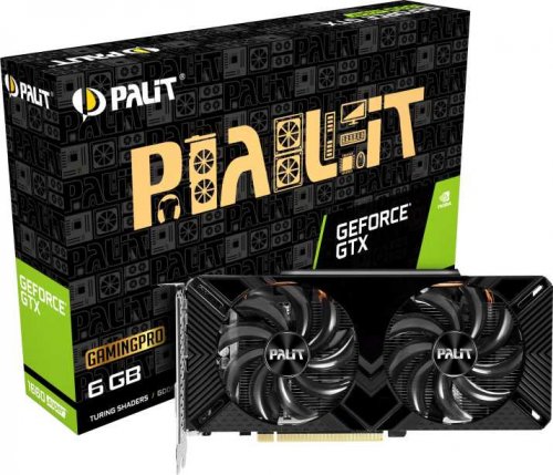 Видеокарта Palit PCI-E PA-GTX1660SUPER GP 6G NVIDIA GeForce GTX 1660SUPER 6144Mb 192 GDDR6 1530/1400 фото 9