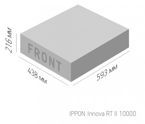 Источник бесперебойного питания Ippon Innova RT II 10000 10000Вт 10000ВА черный фото 3