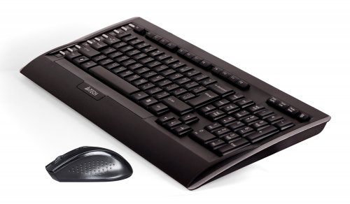 Клавиатура + мышь A4Tech 9300F клав:черный мышь:черный USB беспроводная Multimedia фото 13