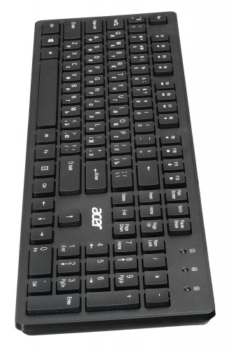 Клавиатура Acer OKW020 черный USB slim фото 7