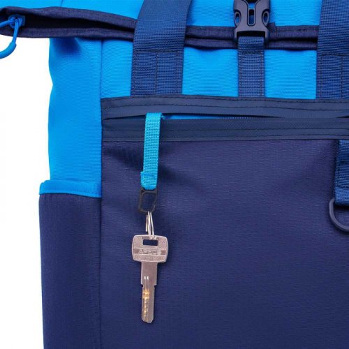 Рюкзак для ноутбука 15.6" Riva 5321 синий полиуретан фото 12