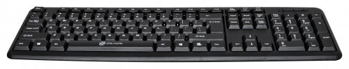 Клавиатура Оклик 90M черный USB фото 6