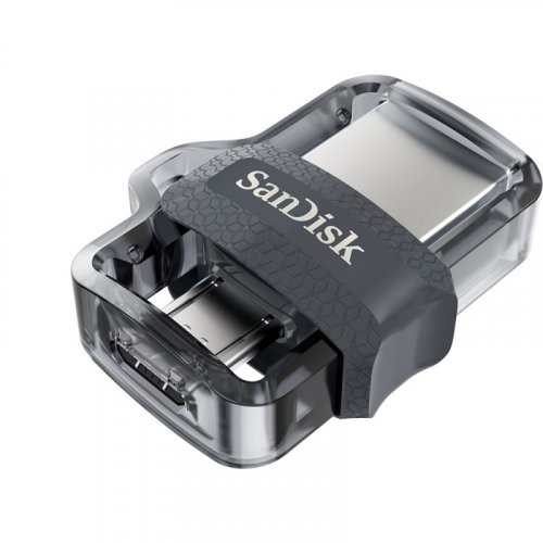 Флеш Диск Sandisk 16Gb Ultra Dual drive SDDD3-016G-G46 USB3.0 черный фото 3