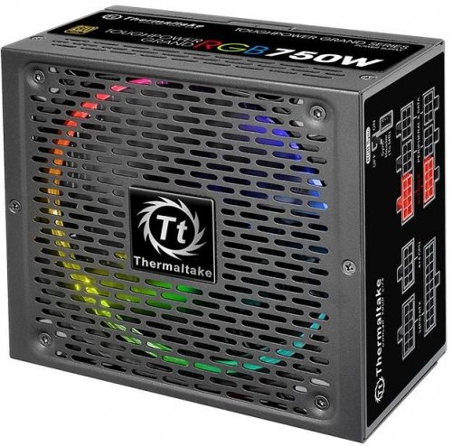 Блок питания Thermaltake ATX 750W Toughpower Grand RGB Sync 80+ gold (24+4+4pin) APFC 140mm fan colo