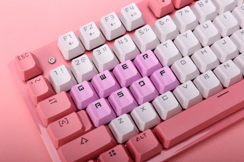 Клавиатура A4Tech Bloody B800 Dual Color механическая розовый/белый USB for gamer LED фото 22