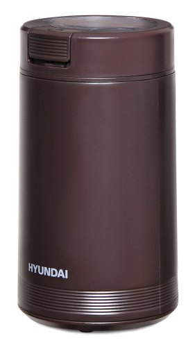 Кофемолка Hyundai HYC-G4251 200Вт сист.помол.:ротац.нож вместим.:50гр коричневый фото 4