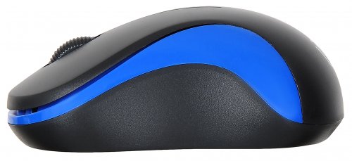 Мышь Оклик 605SW черный/синий оптическая (1200dpi) беспроводная USB для ноутбука (3but) фото 6