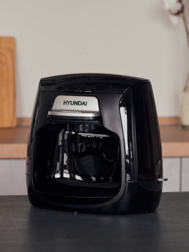 Кофеварка капельная Hyundai HYD-0203 500Вт черный фото 2