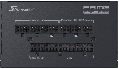 Блок питания Seasonic ATX 500W PRIME Fanless PX-500 80+ platinum 24+2x(4+4) pin APFC 8xSATA Cab Mana фото 3