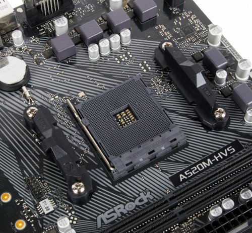 Материнская плата Asrock A520M-HVS Soc-AM4 AMD A520 2xDDR4 mATX AC`97 8ch(7.1) GbLAN RAID+VGA+HDMI фото 3