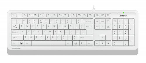 Клавиатура + мышь A4Tech Fstyler F1010 клав:белый/серый мышь:белый/серый USB Multimedia фото 2