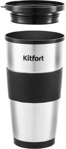 Кофеварка капельная Kitfort KT-729 650Вт черный/серебристый фото 3
