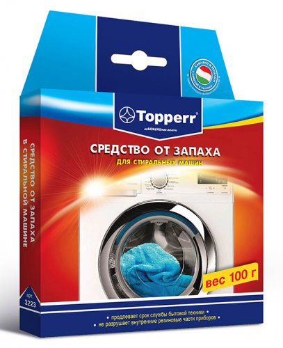 Поглотитель запаха для стиральных машин Topperr 3223 100гр