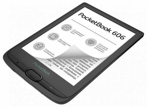 Электронная книга PocketBook 606 6" E-Ink Carta 1024x758 1Ghz 256Mb/8Gb/microSDHC черный фото 5