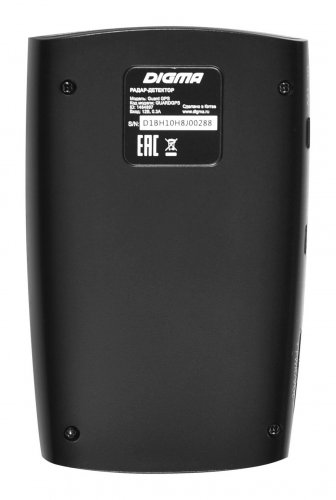 Радар-детектор Digma Guard GPS приемник черный фото 10