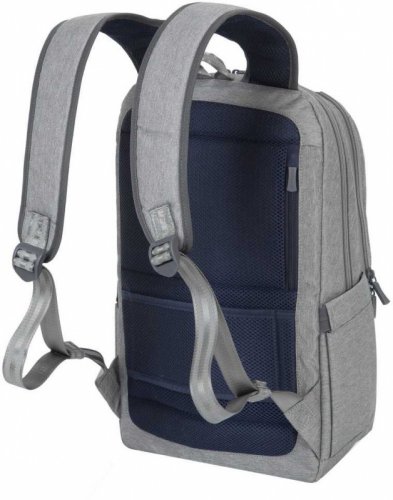 Рюкзак для ноутбука 15.6" Riva 7760 серый полиэстер фото 11