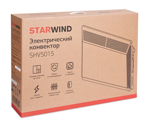 Конвектор Starwind SHV5015 1500Вт белый фото 6