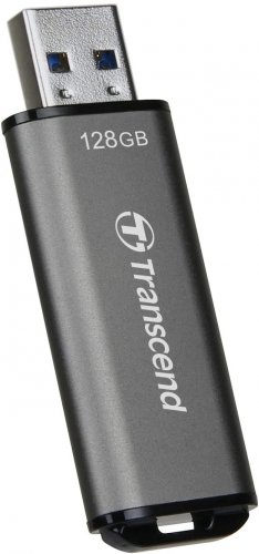 Флеш Диск Transcend 128Gb Jetflash 920 TS128GJF920 USB3.1 темно-серый фото 2