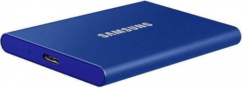 Накопитель SSD Samsung USB-C 500Gb MU-PC500H/WW T7 1.8" синий фото 6