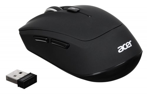 Мышь Acer OMR040 черный оптическая (1600dpi) беспроводная USB (6but) фото 5