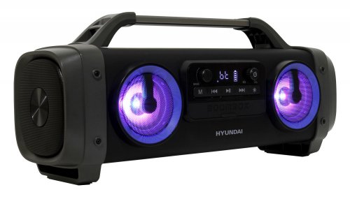 Аудиомагнитола Hyundai H-PCD400 черный 28Вт MP3 FM(dig) USB BT microSD фото 2
