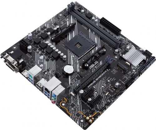 Материнская плата Asus PRIME B450M-K II Soc-AM4 AMD B450 2xDDR4 mATX AC`97 8ch(7.1) GbLAN RAID+VGA+D фото 2