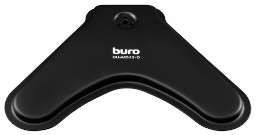 Кронштейн для мониторов ЖК Buro BU-M042-D черный 17"-32" макс.16кг настольный поворот и наклон верт. фото 2