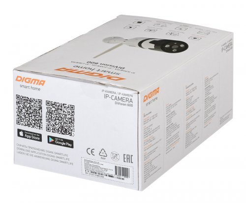 Камера видеонаблюдения IP Digma DiVision 600 3.6-3.6мм цв. корп.:белый/черный (DV600) фото 21