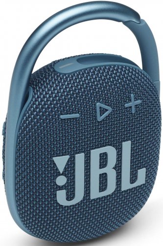 Колонка порт. JBL Clip 4 синий 5W 1.0 BT 15м 500mAh (JBLCLIP4BLU) фото 2