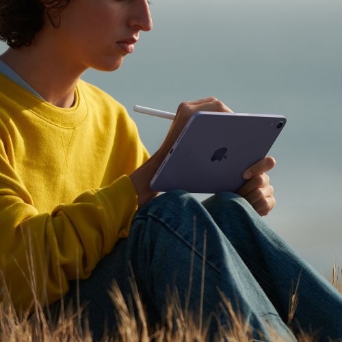 Планшет Apple iPad mini 2021 MK7X3RU/A A15 Bionic 6С ROM256Gb 8.3" IPS 2266x1488 iOS фиолетовый 12Mp фото 6