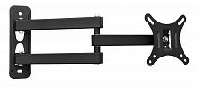 Кронштейн для телевизора Buro FL2 черный 15"-29" макс.12кг настенный поворотно-выдвижной и наклонный