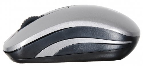 Мышь Оклик 445MW черный/серый оптическая (1600dpi) беспроводная USB для ноутбука (3but) фото 3
