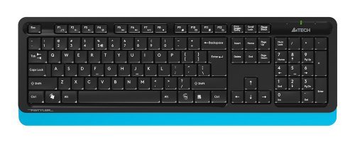 Клавиатура + мышь A4Tech Fstyler FG1010 клав:черный/синий мышь:черный/синий USB беспроводная Multime фото 3