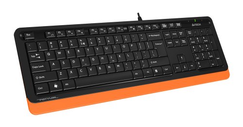 Клавиатура A4Tech Fstyler FK10 черный/оранжевый USB фото 5