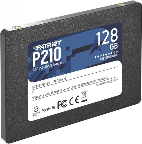 Накопитель SSD Patriot SATA III 128Gb P210S128G25 P210 2.5" фото 3