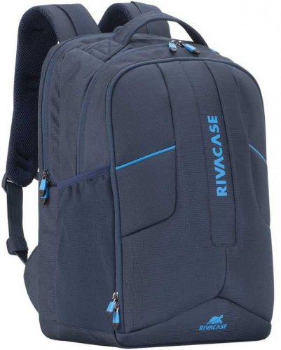 Рюкзак для ноутбука 17.3" Riva 7861 темно-синий полиэстер фото 2