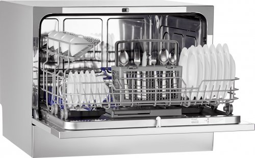 Посудомоечная машина Weissgauff TDW 4017 DS серебристый/черный (компактная) фото 8