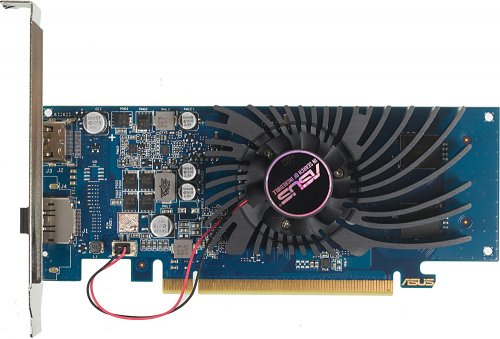 Видеокарта Asus PCI-E GT1030-2G-BRK NVIDIA GeForce GT 1030 2048Mb 64 GDDR5 1228/6008 HDMIx1 DPx1 HDC фото 3