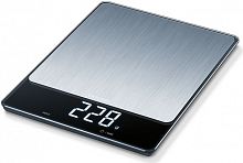 Весы кухонные электронные Beurer KS34 XL макс.вес:15кг нержавеющая сталь