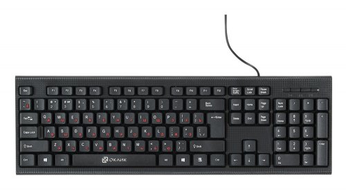 Клавиатура + мышь Оклик 630M клав:черный мышь:черный USB фото 11
