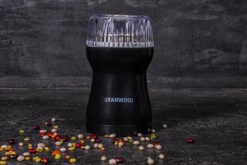 Кофемолка Starwind SGP4421 200Вт сист.помол.:ротац.нож вместим.:40гр черный фото 2