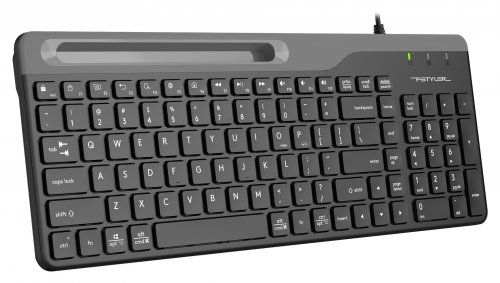 Клавиатура A4Tech Fstyler FK25 черный/серый USB slim фото 4