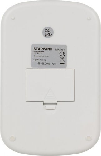 Весы кухонные электронные Starwind SSK2158 макс.вес:2кг оранжевый фото 4